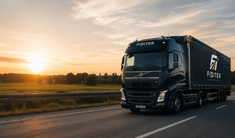 Fiditer Logistics road freight truck on a European road